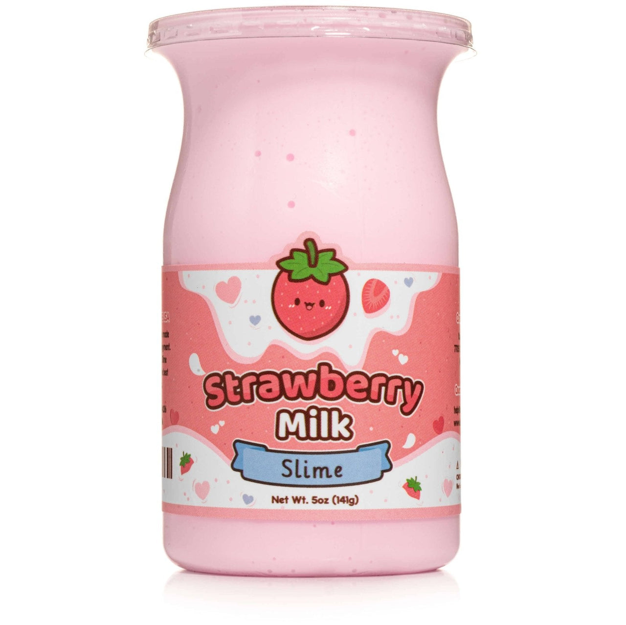 Kawaii Strawberry Milk Glossy Slime | HONEYPIEKIDS 