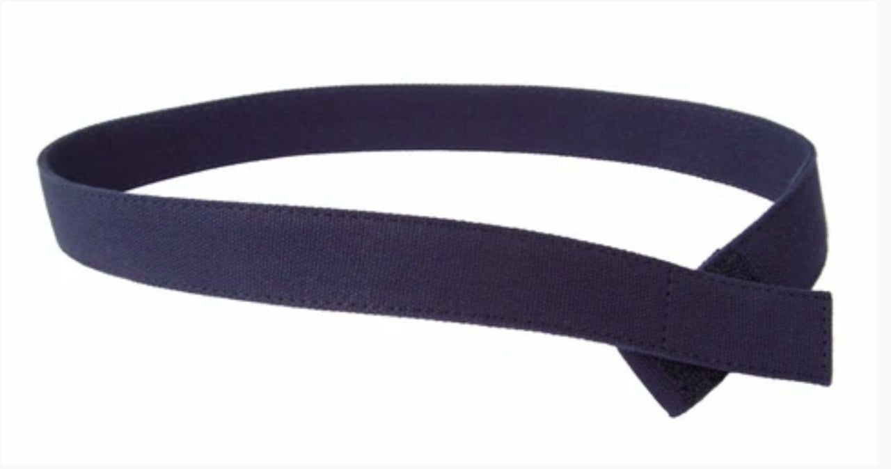 Kids Velcro Closure Solid Navy Canvas Myself Belt | HONEYPIEKIDS 