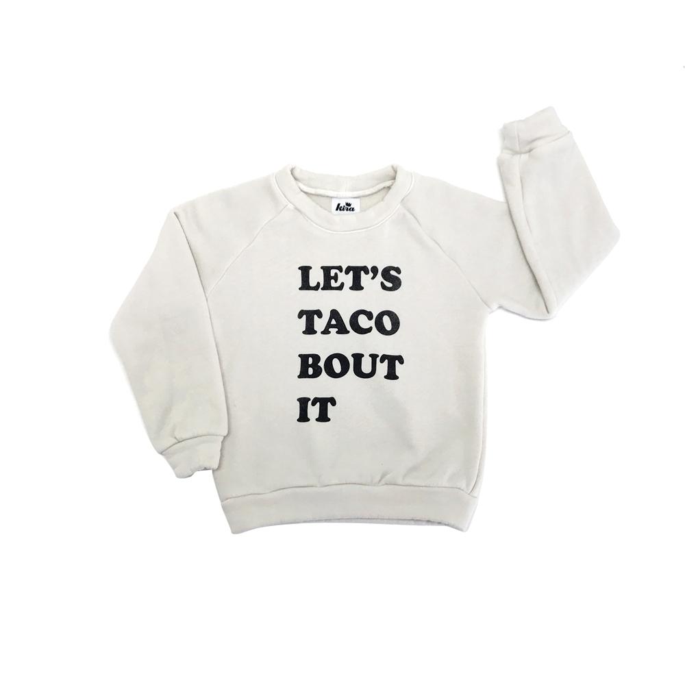 Kira Kids Let's Taco About It Sweatshirt | HONEYPIEKIDS 