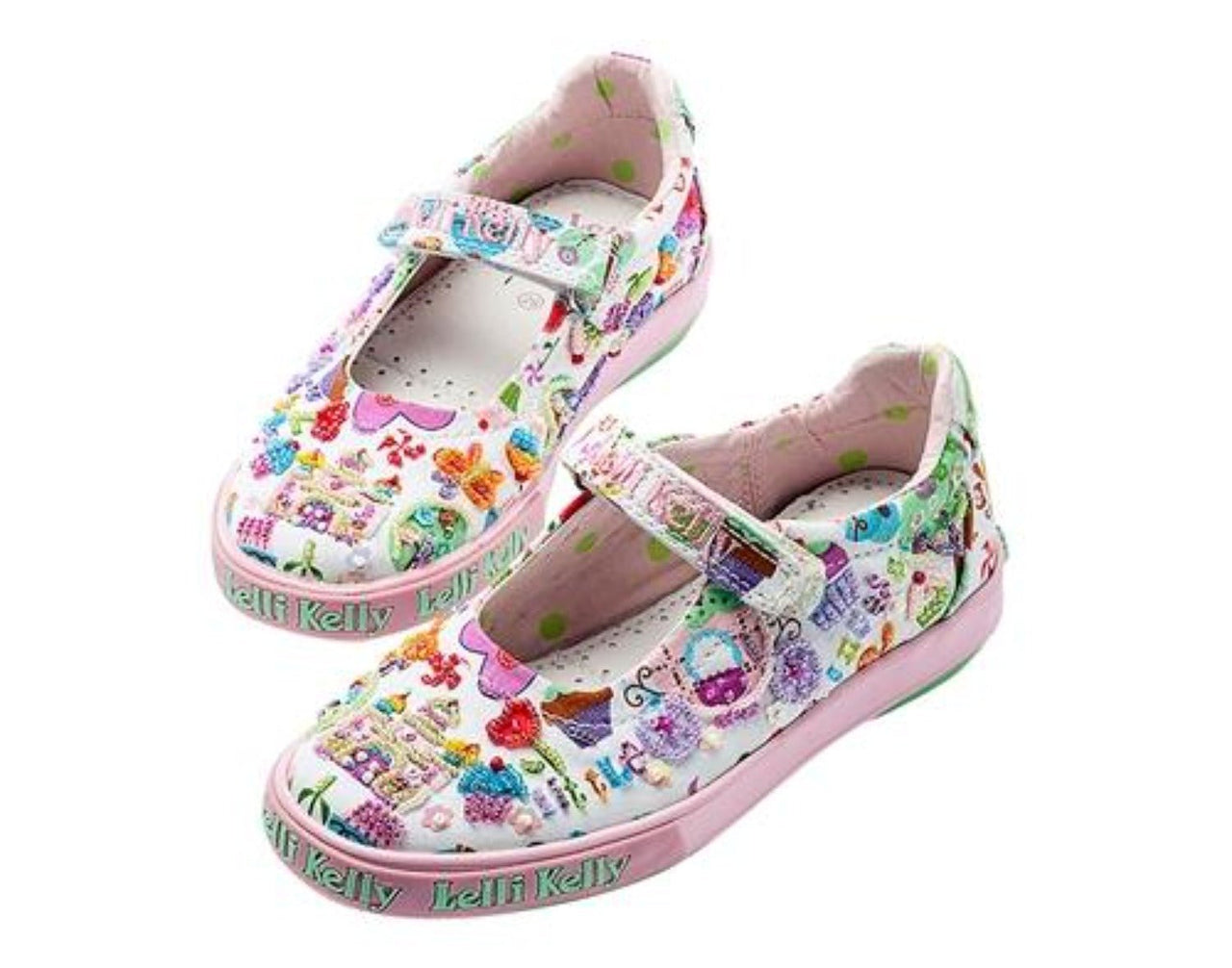 LELLI KELLY CLARA WHITE FANTASY SHOES | HONEYPIEKIDS 