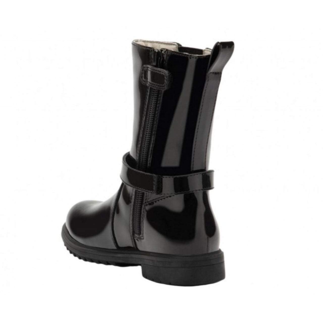 Lelli Kelly Girls BLACK PATENT Bliss Unicorn Charm Mid Boots | HONEYPIEKIDS 