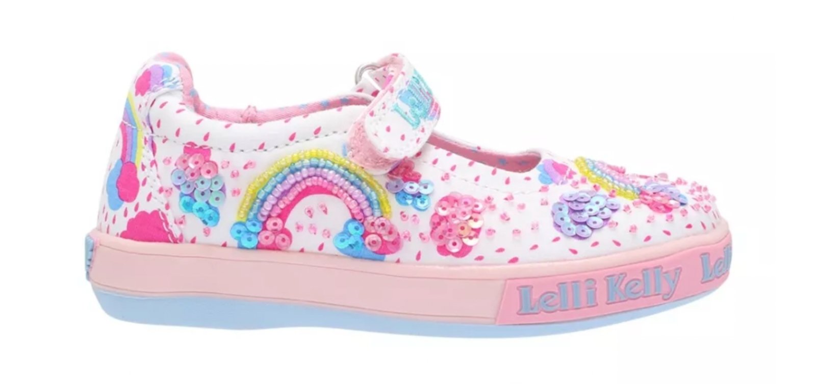 Lelli Kelly Girls White Allegra Dolly Shoes | HONEYPIEKIDS 