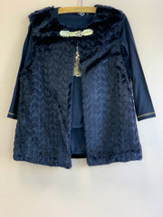 Lili Gaufrette Faux Fur Loyd Vest | HONEYPIEKIDS 
