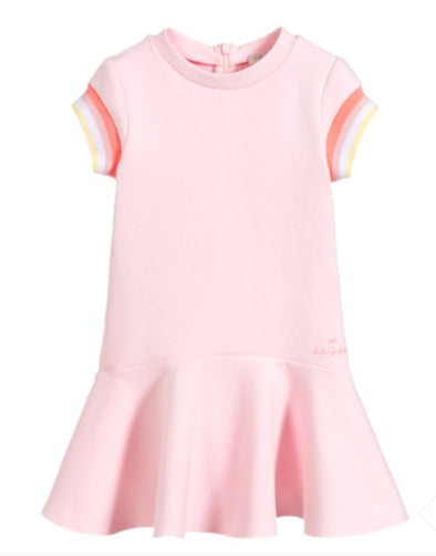 Lili Gaufrette Girls Pink Gwendolene Dress | HONEYPIEKIDS | Kids Boutique Clothing