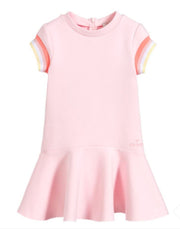 Lili Gaufrette Girls Pink Gwendolene Dress | HONEYPIEKIDS 