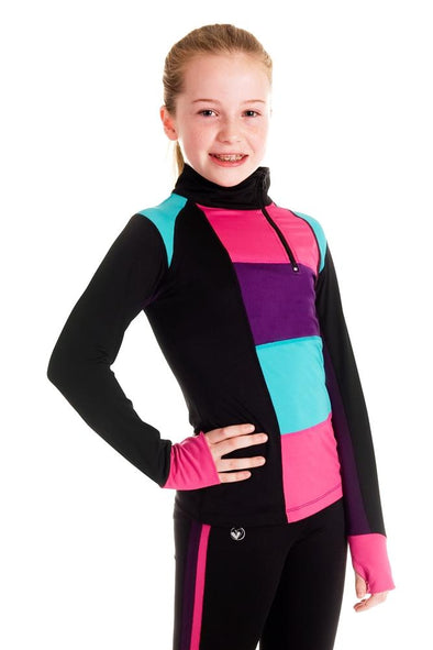 Lime Apple Girls Crossover Long Sleeve Pullover | HONEYPIEKIDS | Kids Boutique Clothing