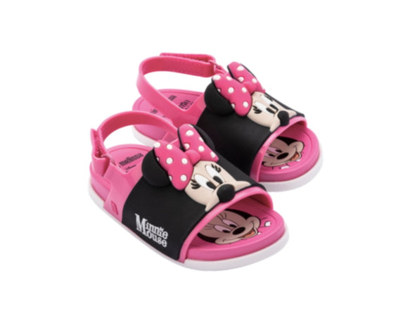Mini Melissa + Disney Girls Pink MINNIE MOUSE BB Slide Sandals | HONEYPIEKIDS | Kids Boutique 