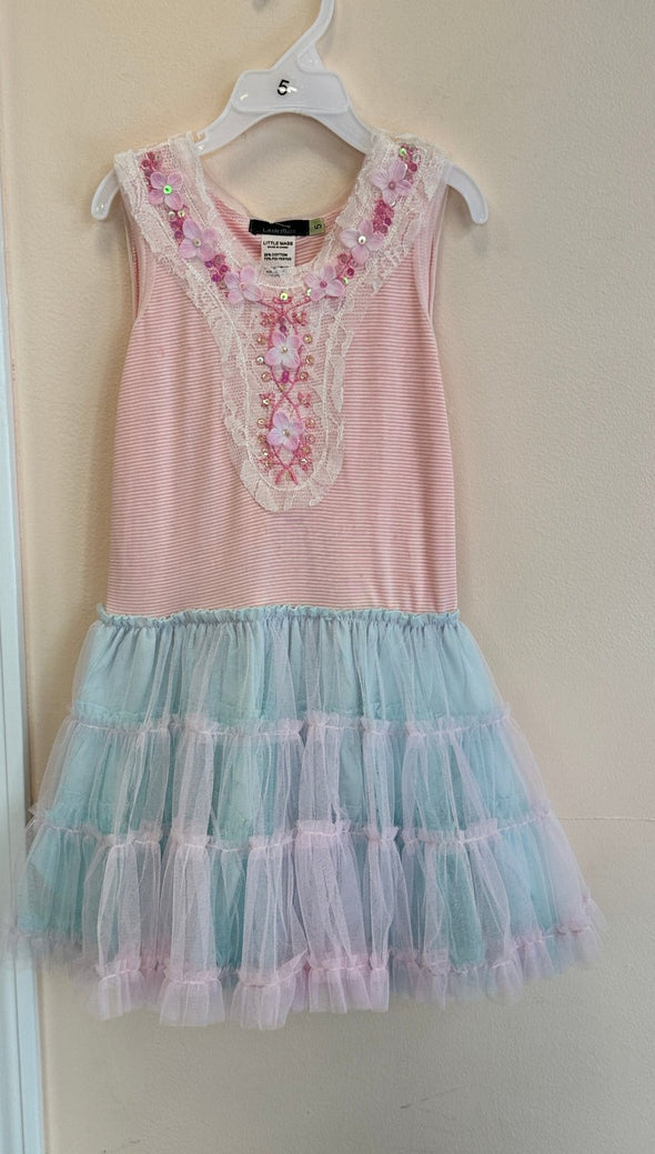 Little Mass Girls AquaPeche Tutu Dress | HONEYPIEKIDS | Kids Boutique Clothing