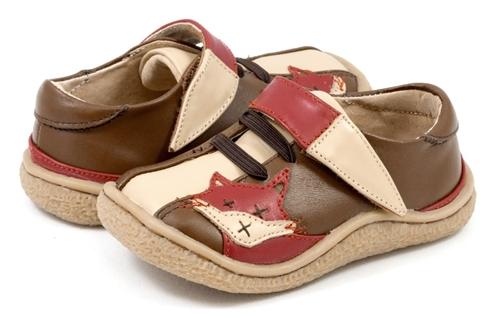 Livie & Luca Boys Fox Shoes in Toffee | HONEYPIEKIDS 