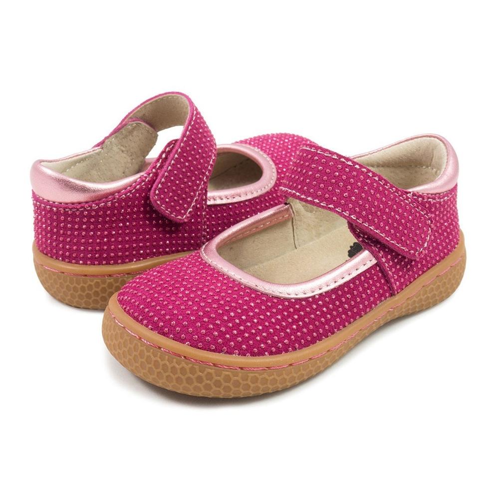 Livie & Luca Gemma Shoes in magenta sparkle | HONEYPIEKIDS 