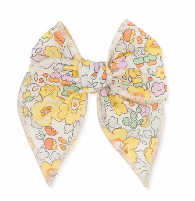 HONEYPIEKIDS | Livy Lou Yellow Floral Liberty LUCY Fable Hair Bow