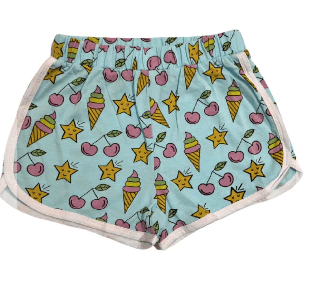 Lola and The Boys Girls Cherry Ice Cream Top & Shorts Set | HONEYPIEKIDS 