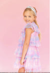 Lola and The Boys Girls Water Color Tulle Dress | HONEYPIEKIDS