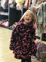 Mack & Co Cherry Blossom Coat and Matching Hat | HONEYPIEKIDS 