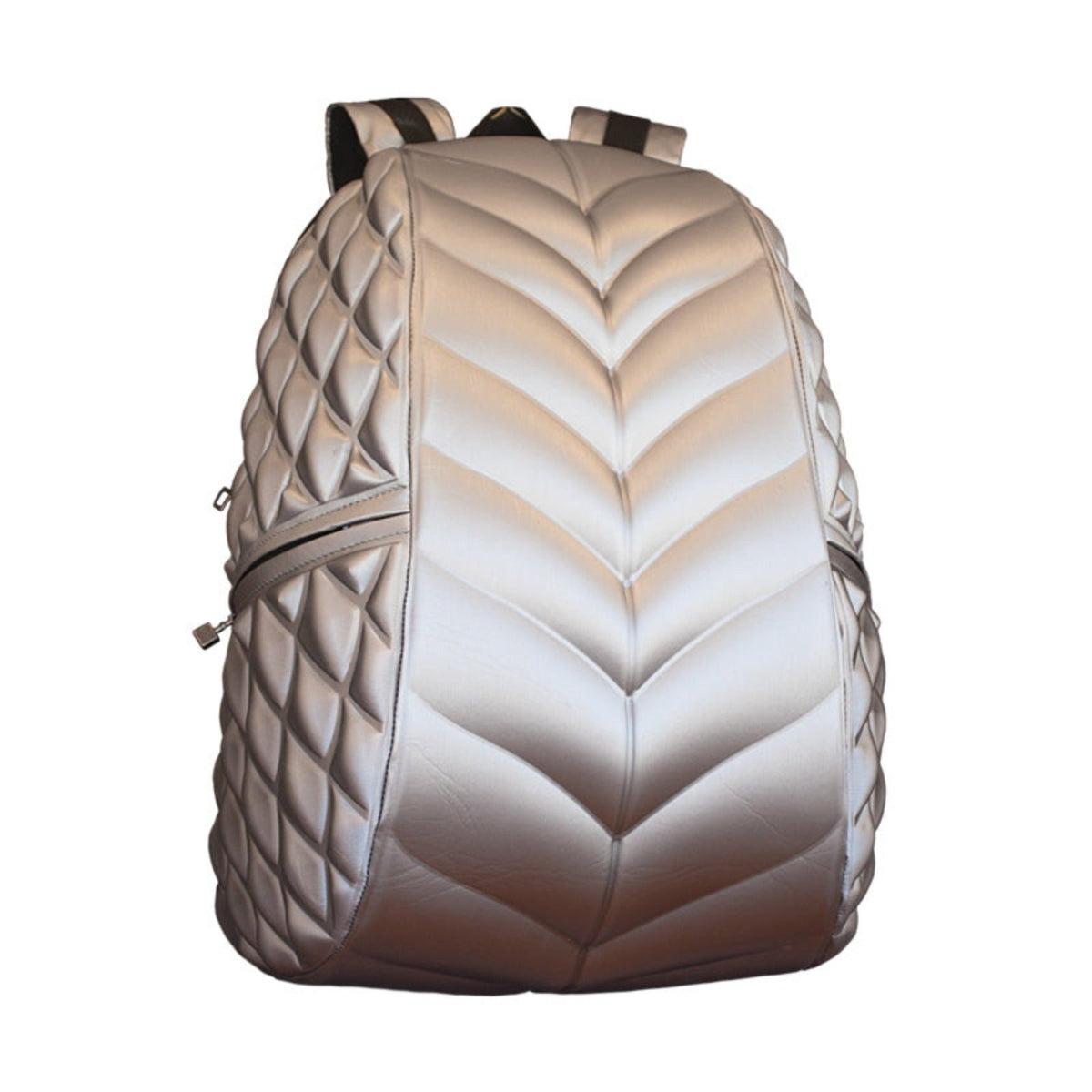 NEW MADPAX unisex hi-ho backpack in silver madpax-spike-silver-  main image 3