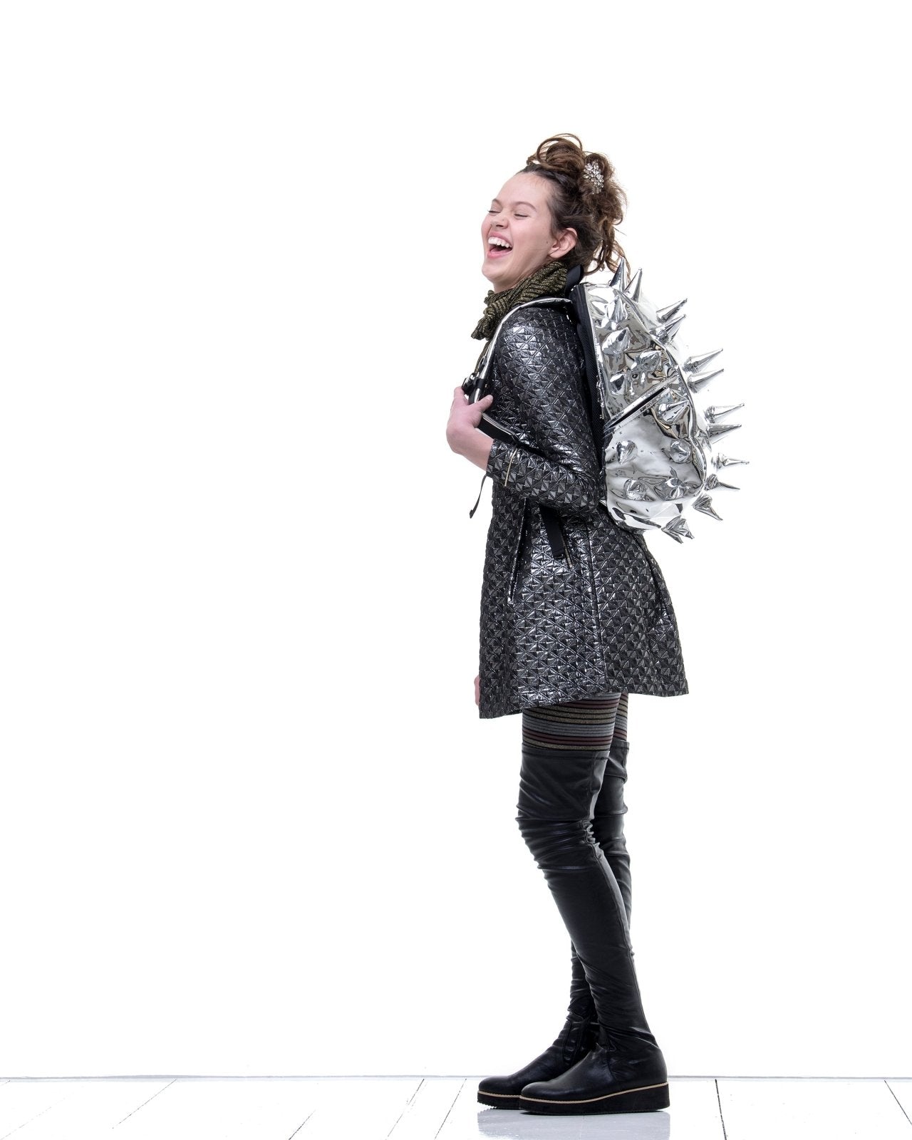 Madpax Spike SILVER THUNDERCHROME Full Pack Backpack | HONEYPIEKIDS 