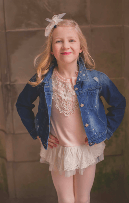 MaeLi Rose Pointed Crochet Tunic in Peach | HONEYPIEKIDS | Kids Boutique Clothing