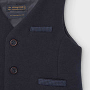Mayoral Baby and Toddler Boys Navy Dress Vest | HONEYPIEKIDS 