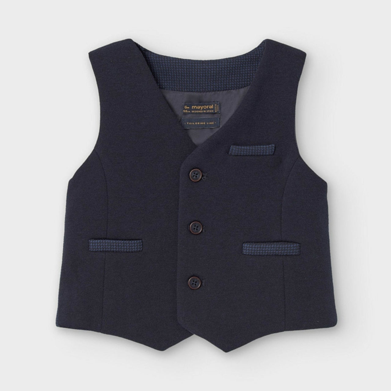 Mayoral Baby and Toddler Boys Navy Dress Vest | HONEYPIEKIDS 