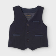 Mayoral Baby and Toddler Boys Navy Dress Vest | HONEYPIEKIDS 