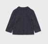 HONEYPIEKIDS | Mayoral Baby and Toddler Boys Navy Knit Jacquard Blazer Jacket