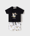 Mayoral Baby Boys Organic EcoFriends Navy MYRL Dog Shorts & Top Set | HONEYPIEKIDS | Kids Boutique Clothing