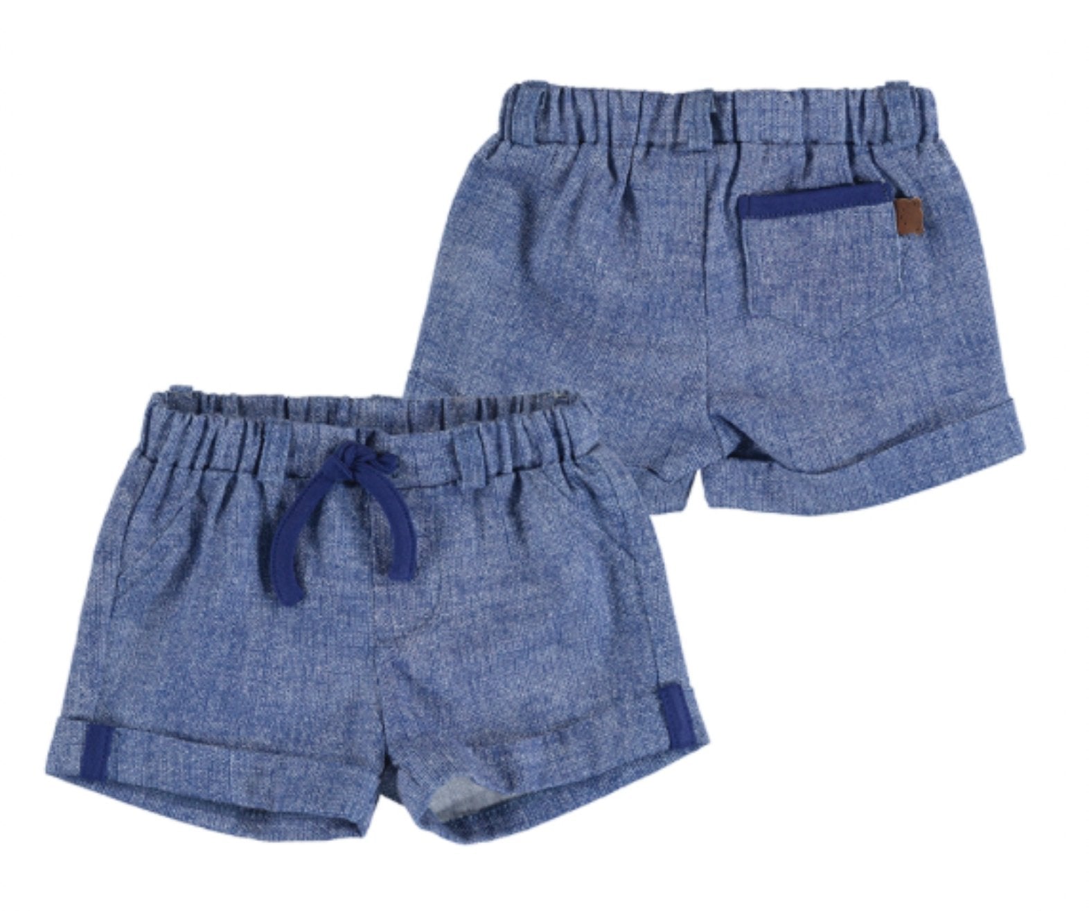 Mayoral Baby Boys Paris Mix Blue Shorts | HONEYPIEKIDS 