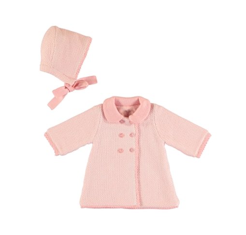 Mayoral Baby Girl Dress Coat and Bonnet Set - 2 Color Choices | HONEYPIEKIDS 