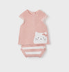 Mayoral Baby Girls ECOFRIENDS Pink Knit Top & Bloomers Gift Set | HONEYPIEKIDS | Kids Boutique Clothing