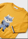 HONEYPIEKIDS | Mayoral Baby & Toddler Boys Intarsia Knit Super Raccoon Sweater