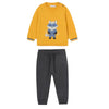 HONEYPIEKIDS | Mayoral Baby & Toddler Boys MUSTARD Raccoon Sweater & Knit Jogger Set