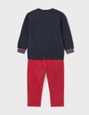 HONEYPIEKIDS | Mayoral Baby & Toddler Boys Navy Astronaut Bear Sweater & Pant Set