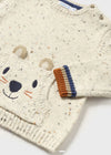 HONEYPIEKIDS | Mayoral Baby & Toddler Boys Speckled Bear Face Sweater