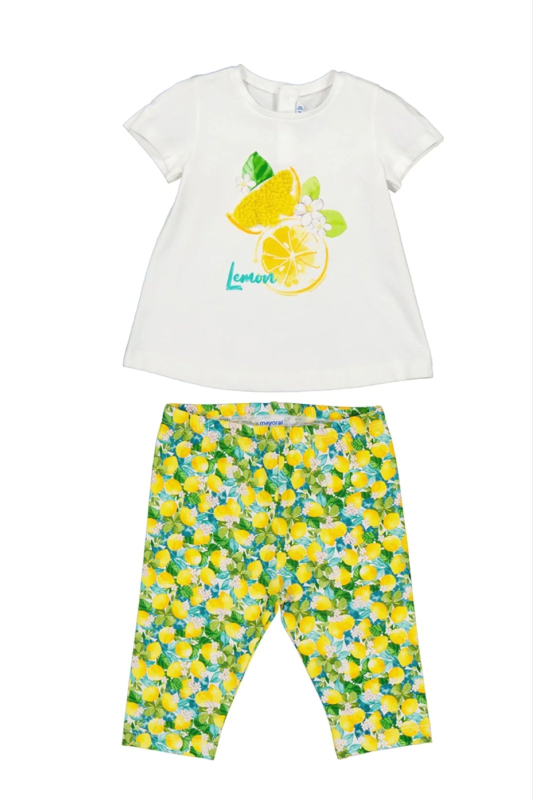 Mayoral Baby & Toddler Girls Lemon Shirt & Leggings
