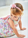 Mayoral Girls Baby and Toddler Floral Tulle Sash Dress | HONEYPIEKIDS