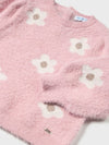 HONEYPIEKIDS | Mayoral Baby & Toddler Girls Pink Flower Knit Sweater