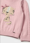 HONEYPIEKIDS | Mayoral Baby & Toddler Girls Rose Kitten Knit Sweater