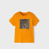 Mayoral Youth Boys EcoFriends Orange 3D Tiger Short Sleeve T-Shirt | HONEYPIEKIDS | Kids Boutique Clothing