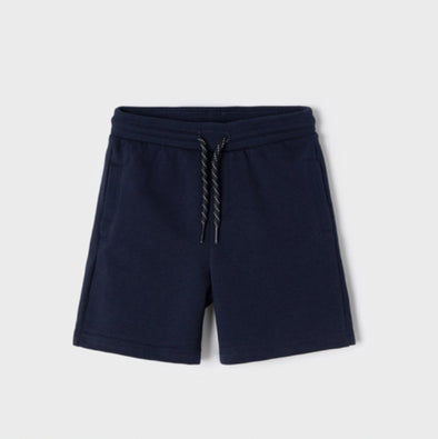 Mayoral Youth Boys Navy Fleece Bermuda Shorts | HONEYPIEKIDS | Kids Boutique Clothing