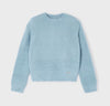 HONEYPIEKIDS | Mayoral Girls Blue Faux Fur Knit Sweater