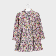 Mayoral Girls Mauve Floral Dress | HONEYPIEKIDS 