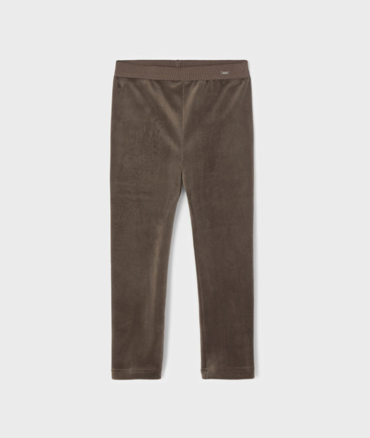 Mayoral Girls Mocha Velvet Leggings | HONEYPIEKIDS 