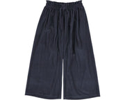 Mayoral Girls Navy Velvet Culotte Pants | HONEYPIEKIDS 