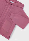 HONEYPIEKIDS | Mayoral Girls Orchid Knit Hooded Sweater and Pants Set