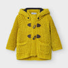 Mayoral Baby and Toddler Boys Mustard Woven Knit Jacket | HONEYPIEKIDS | Kids Boutique Clothing