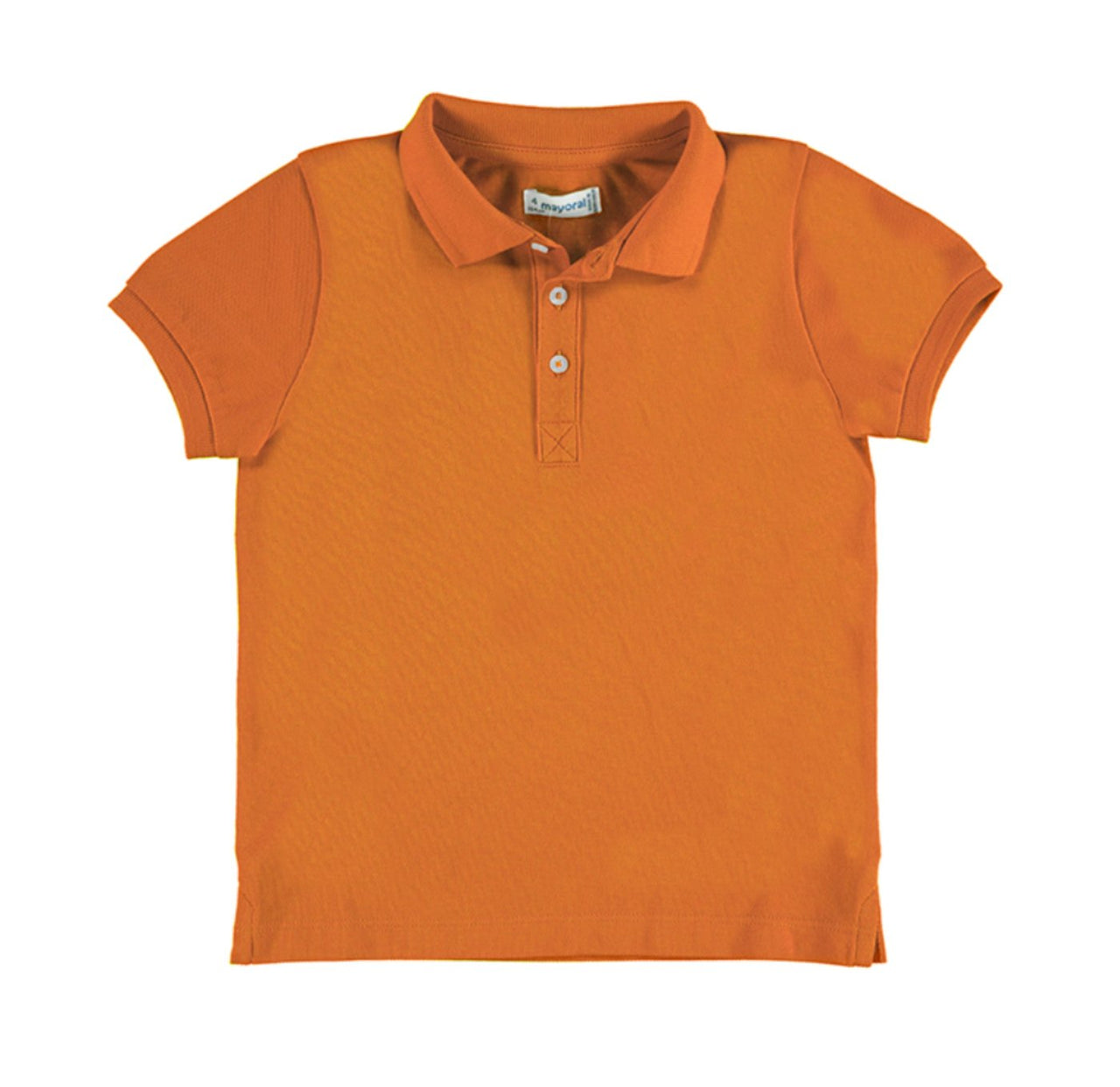 Mayoral Boys EcoFriends Orange Polo S/S Shirt | HONEYPIEKIDS 