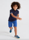 Mayoral Youth Boys Printed Blue Bermuda Shorts | HONEYPIEKIDS | Kids Boutique Clothing