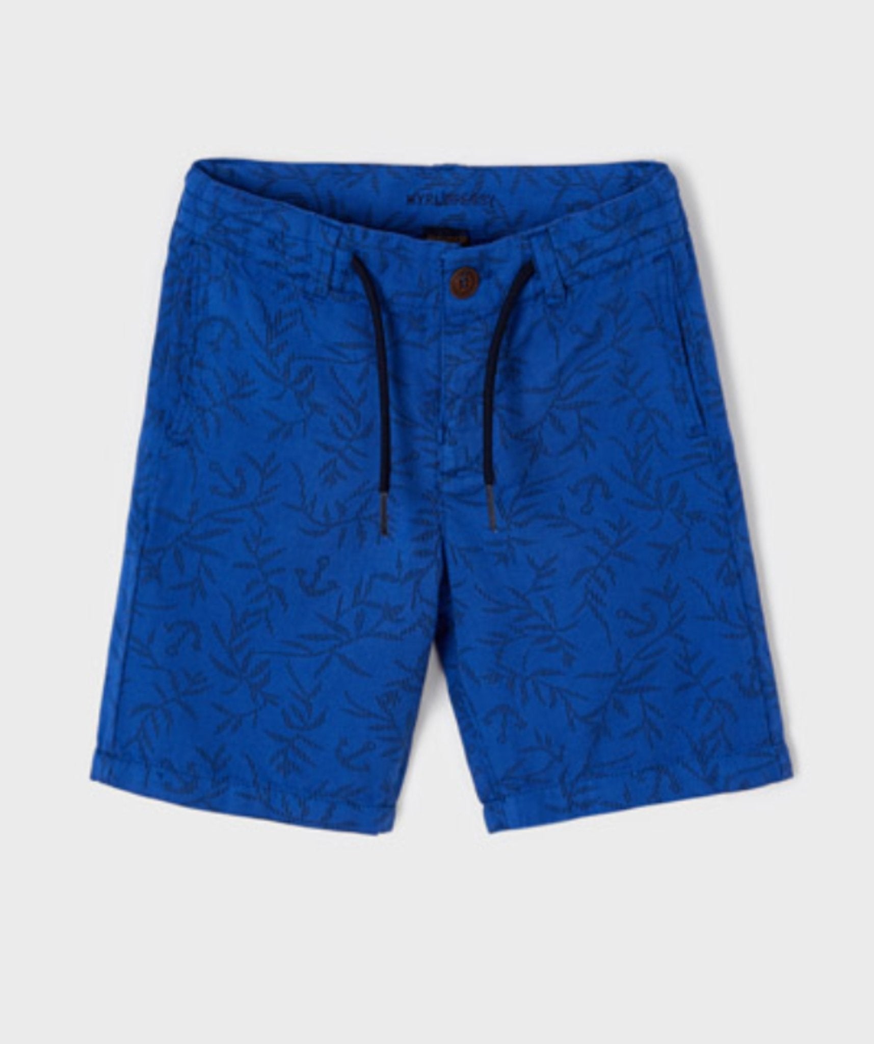 Mayoral Boys Printed Blue Bermuda Shorts | HONEYPIEKIDS 