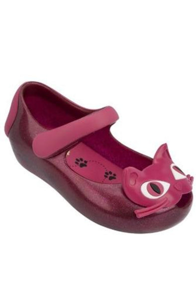 Mini Melissa Girls UltraGirl II Pink Glitter Cat Shoes | HONEYPIEKIDS | Kids Boutique Clothing