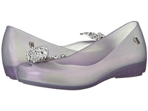 Mini Melissa Ultragirl Youth Clear Cinderella Butterfly Shoes | HONEYPIEKIDS | Kids Shoes